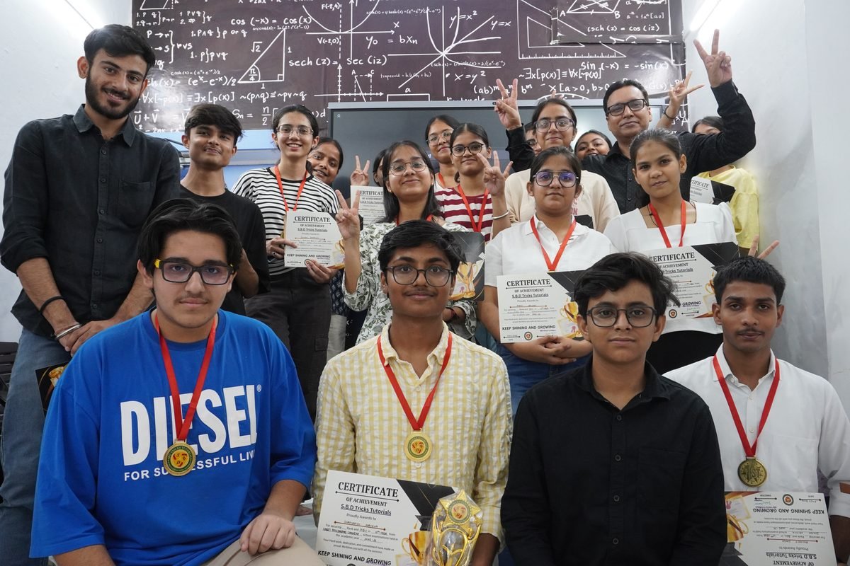 SBD Tricks Tutorials students with their certificates, medals and trophies